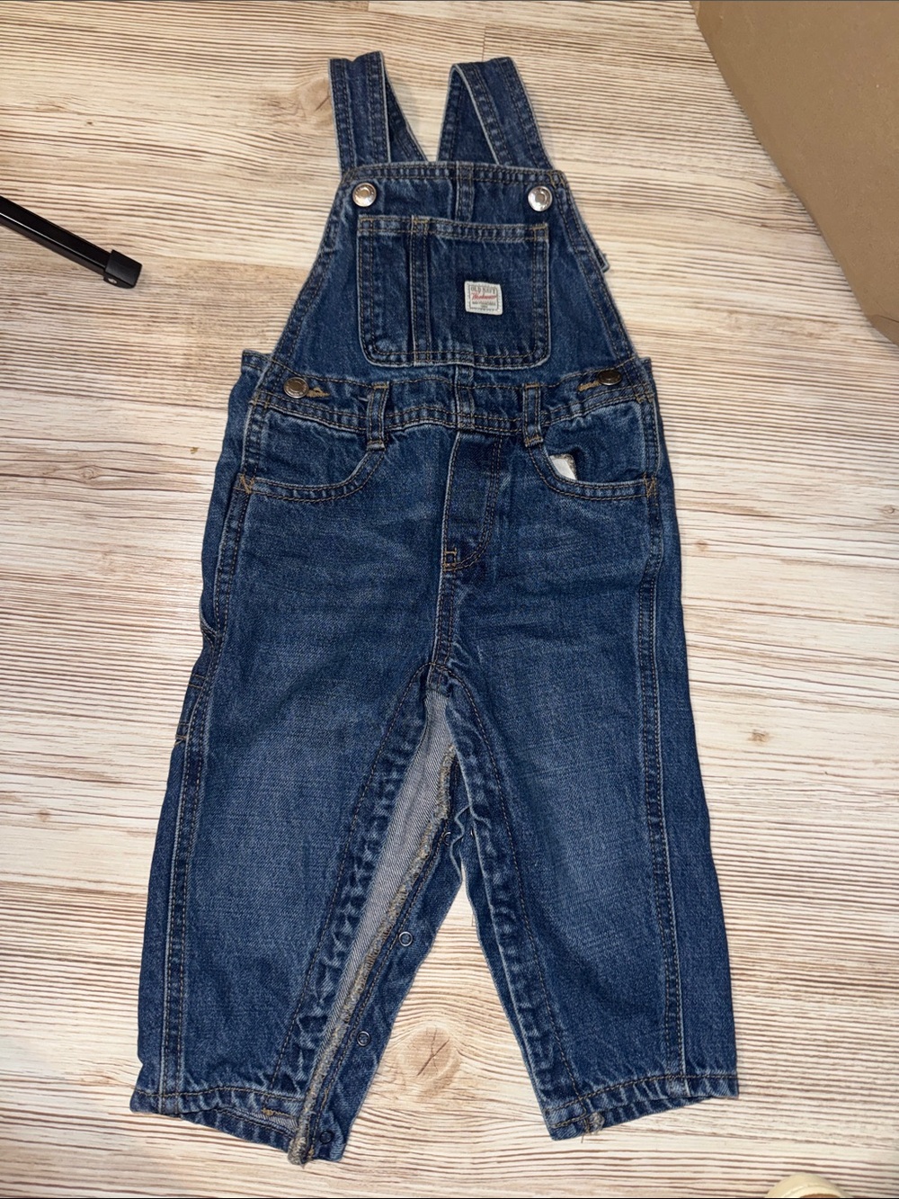 Old Navy Dark Blue Denim Kids Overalls